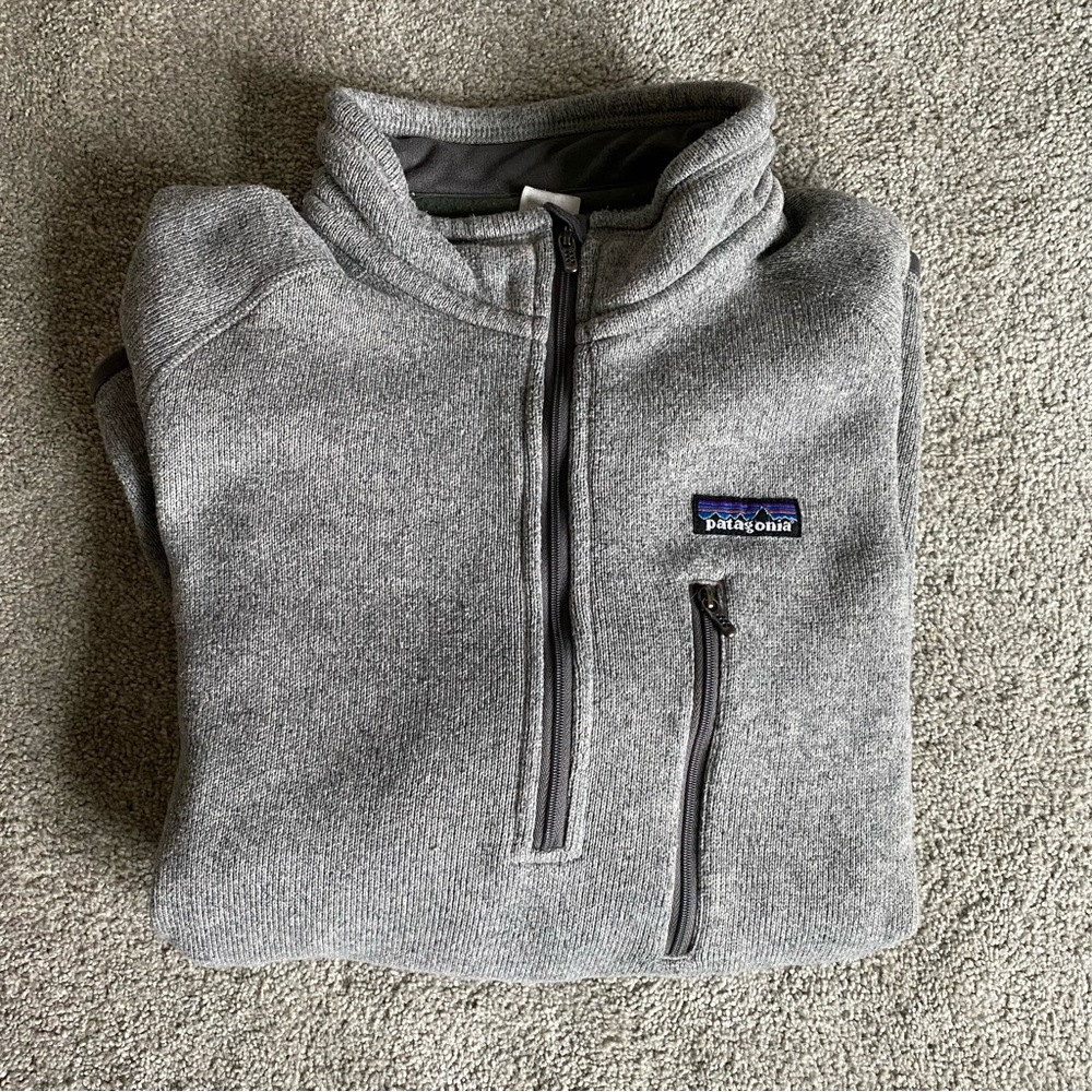 Patagonia Men's Gray Half Zip Pullover